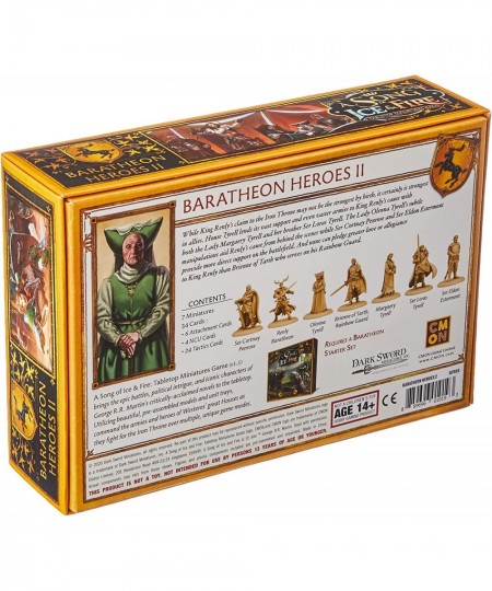 A Song of Ice and Fire Tabletop Miniatures Baratheon Heroes II Box Set | Strategy Game for Teens and Adults | Ages 14+ | 2+ P...