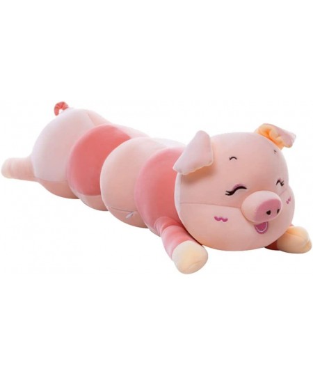 Giant Hugging Pig Caterpillar Pillow Adorable Animal Stuffed Doll Soft Large Plush Toy for Children Kids Favor Bedroom Living...