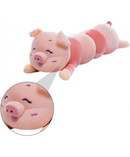 Giant Hugging Pig Caterpillar Pillow Adorable Animal Stuffed Doll Soft Large Plush Toy for Children Kids Favor Bedroom Living...