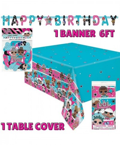 LOL Birthday Party Decorations - Serves 16 - LOL Party Supplies Birthday 67pc Set Includes - LOL Party Plates Napkins Cups Ta...