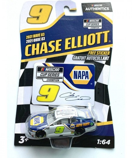 Nascar Authentics Chase Elliott 9 NAPA - 2021 Wave 03 $44.28 - Toy Vehicle Playsets