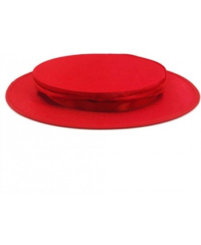 Folding Top Hat-Magician’s Collapsible Red Top Spring Hat Magic Trick Essential Prop Stage Accessories Gimmick $47.92 - Magic...