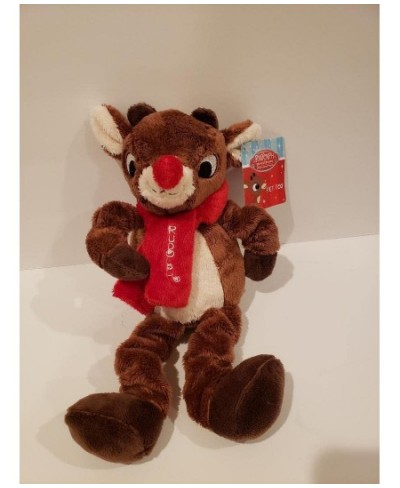 Rudolph RED Nose Reindeer Plush PET Toy $27.43 - Plush Puppets