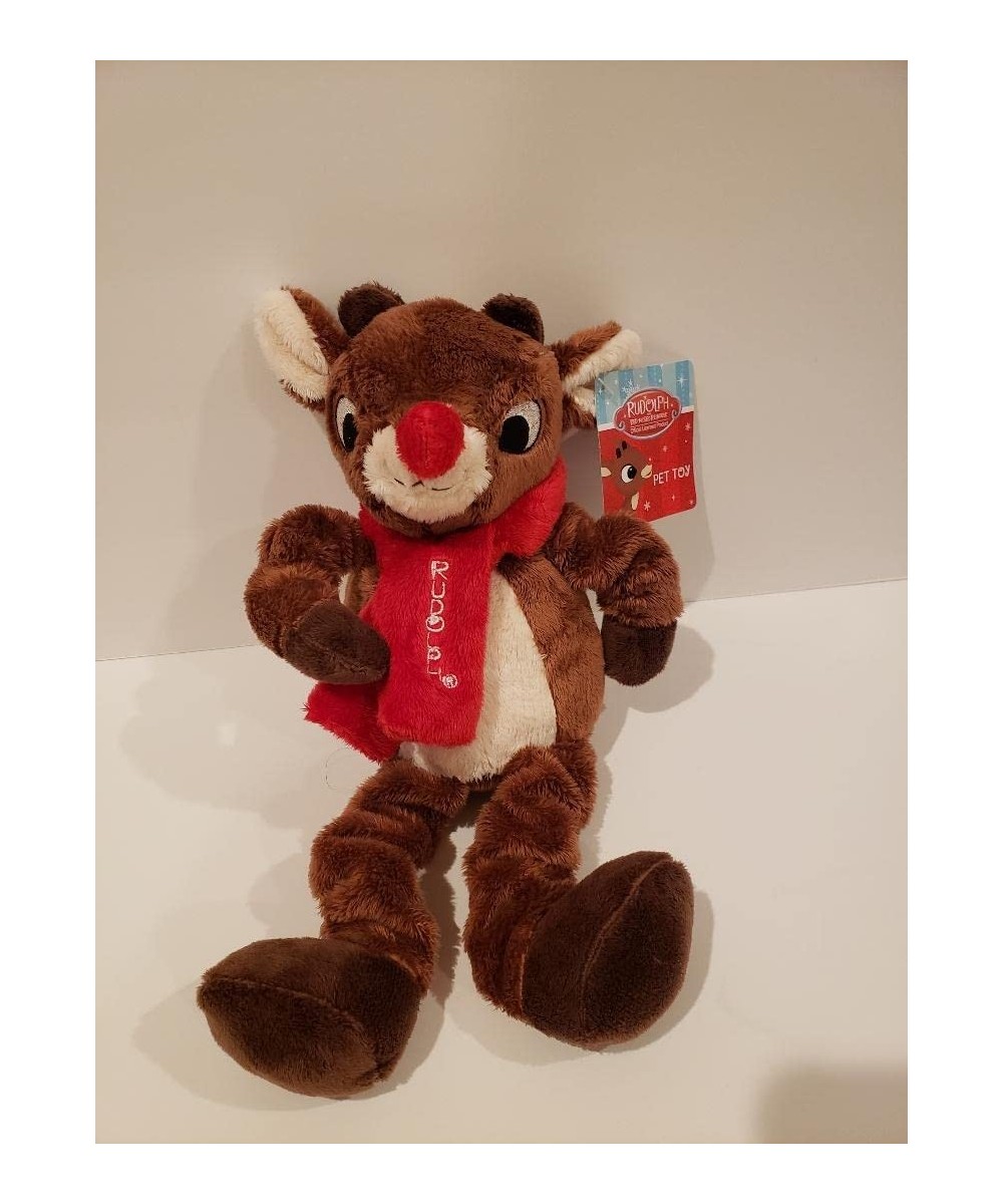 Rudolph RED Nose Reindeer Plush PET Toy $27.43 - Plush Puppets