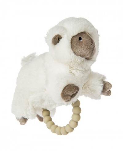 Luxey Lamb Teether Baby Rattle 5-Inches White Lamb $15.73 - Baby Teether Toys