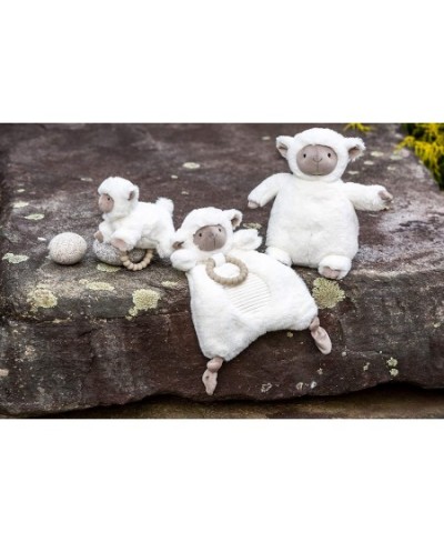 Luxey Lamb Teether Baby Rattle 5-Inches White Lamb $15.73 - Baby Teether Toys