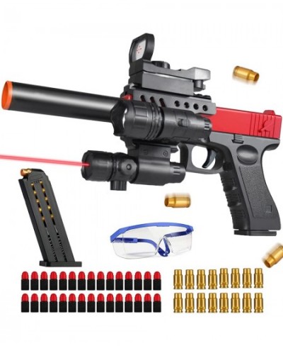 Ejecting Shell Toy Gun with Soft Bullets Cool Toy Pistol with an Orange tip for Training or Play $49.27 - Toy Foam Blasters &...