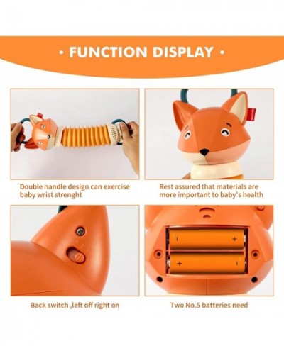 Fox Accordion Baby Toys Early Development Educational Infant Music Toy Accordion Musical Instrument Cartoon Cute Hand Grip Ba...