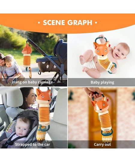 Fox Accordion Baby Toys Early Development Educational Infant Music Toy Accordion Musical Instrument Cartoon Cute Hand Grip Ba...