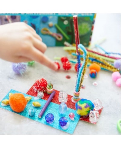 Rainbow Craft Collection for Kids Ages 6 and up Colorful Craft Supplies for Children 400+ Pieces $22.43 - Kids' Drawing & Wri...