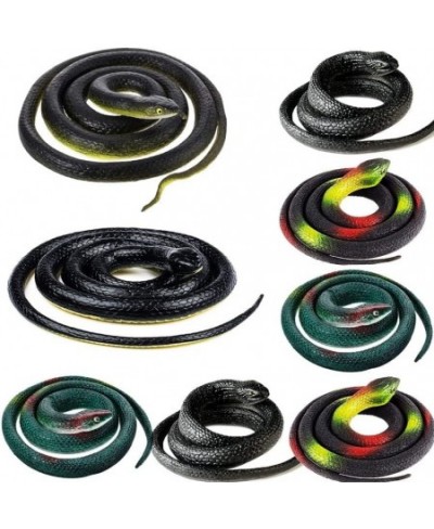 8 Pieces Realistic Rubber Snakes Fake Toy Snakes That Look Real Plastic Snakes for Garden Props to Keep Birds Away $32.58 - G...