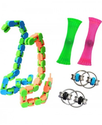 6 Pack Stress Relief and Anxiety Relief Fidget Toys Flippy Chain Marble Mesh Wacky Tracks $13.46 - Fidget Toys