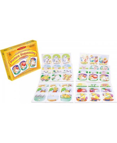 Carson Dellosa What Happens Next? Pre-Reading Puzzle Game Set Colorful 3-Scene Picture Sequencing Phonics Game With 14 3-Scen...