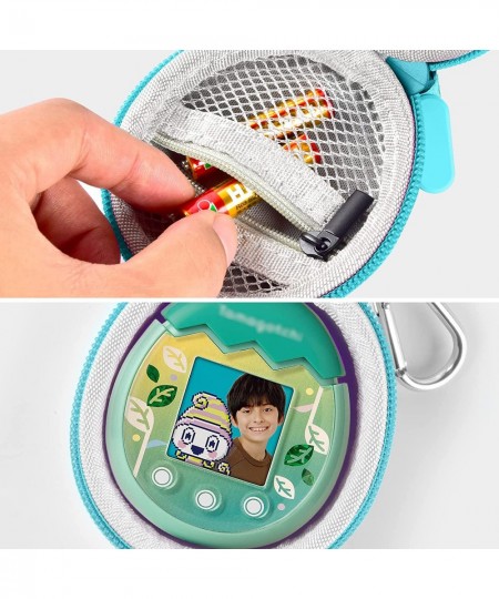 Case Compatible with Tamagotchi Pix/ for Tamagotchi On Virtual Pet Portable Mini Toy Carrying Storage Bag Cover with Accessor...