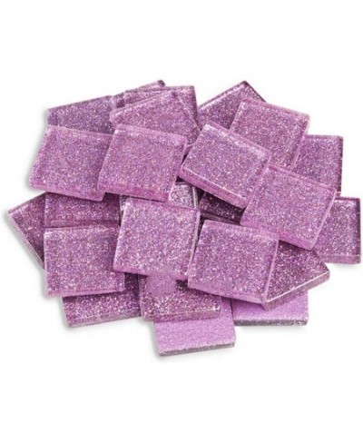 200g Mosaic Tile Glass Tiles for Art Crafts DIY Children Puzzle Handmade Materials Home Decor -3/4 Inch (20mm) (Purple) $15.6...