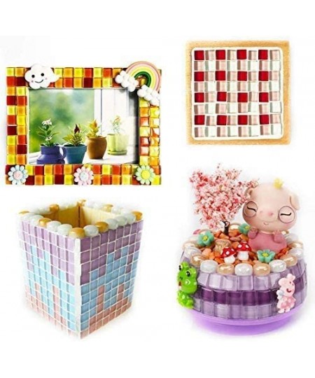 200g Mosaic Tile Glass Tiles for Art Crafts DIY Children Puzzle Handmade Materials Home Decor -3/4 Inch (20mm) (Purple) $15.6...