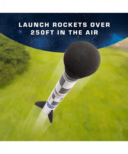 NASA Air Rocket Launcher Kit - Launch Model Rockets Up to 250 Feet with Compressed Air Pump It Up & Launch Your Rocket A Safe...