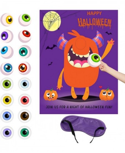 Halloween Pin The Eye on The Monster Game for Kids Halloween Party Favors and Games Halloween Party Games Activities $15.03 -...