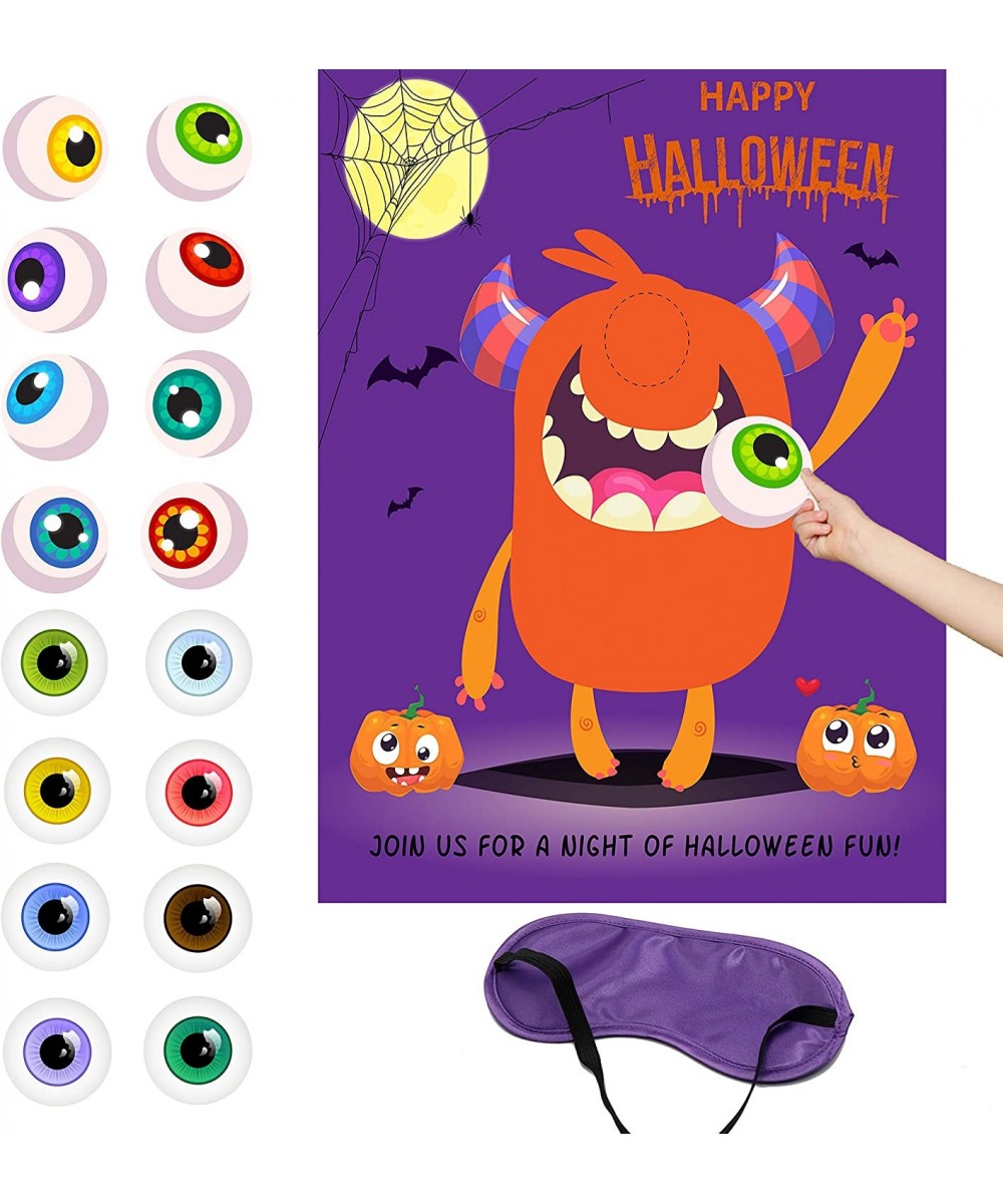 Halloween Pin The Eye on The Monster Game for Kids Halloween Party Favors and Games Halloween Party Games Activities $15.03 -...