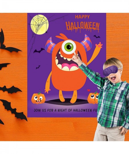 Halloween Pin The Eye on The Monster Game for Kids Halloween Party Favors and Games Halloween Party Games Activities $15.03 -...