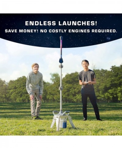 NASA Air Rocket Launcher Kit - Launch Model Rockets Up to 250 Feet with Compressed Air Pump It Up & Launch Your Rocket A Safe...