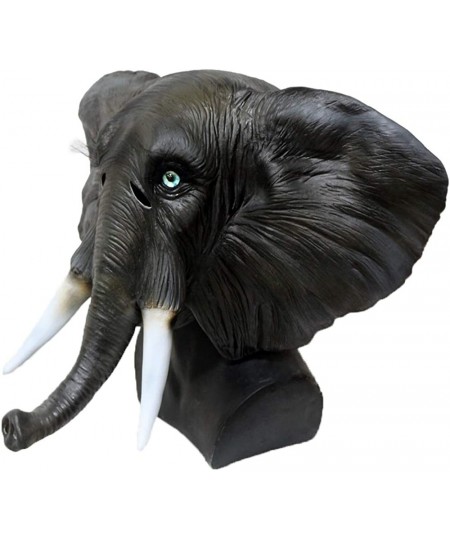 Latex Animal Full Head African Elephant Mask Animal Fancy Masquerade Party Costume Mask Multicolored $48.37 - Kids' Dress-Up ...