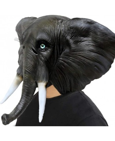 Latex Animal Full Head African Elephant Mask Animal Fancy Masquerade Party Costume Mask Multicolored $48.37 - Kids' Dress-Up ...