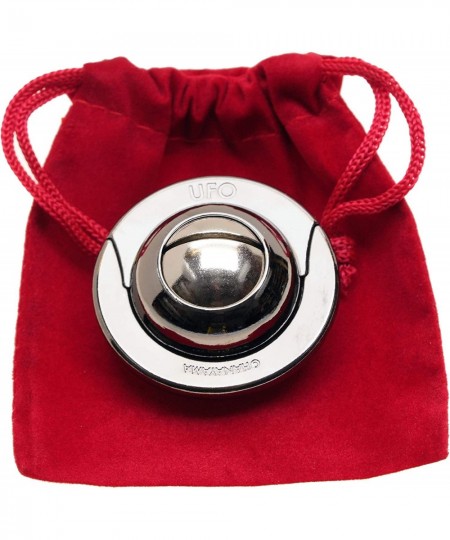 UFO Hanayama Brain Teaser Puzzle New 2019 Release Level 4 Difficulty Rating RED Velveteen Drawstring Pouch Bundled $31.92 - B...