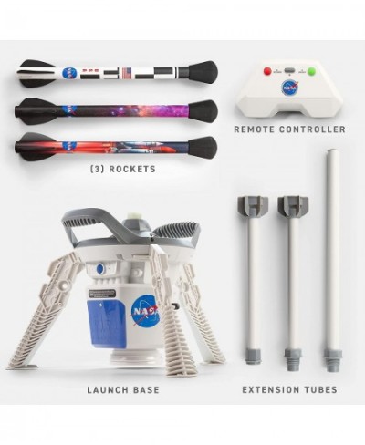 NASA Air Rocket Launcher Kit - Launch Model Rockets Up to 250 Feet with Compressed Air Pump It Up & Launch Your Rocket A Safe...