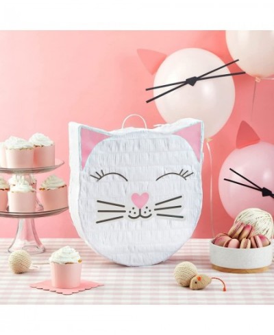 Small Cat Pinata for Kitty Birthday Party Supplies Kitten Themed Decorations (14 x 12.8 In) $32.57 - Piñatas