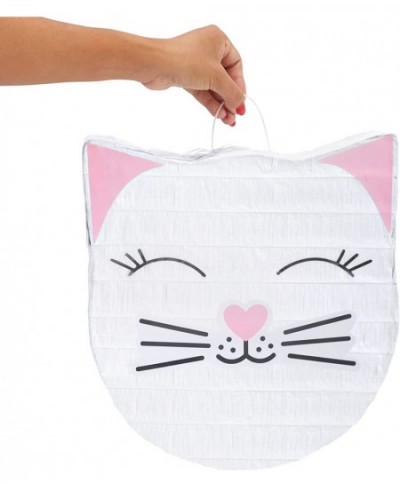 Small Cat Pinata for Kitty Birthday Party Supplies Kitten Themed Decorations (14 x 12.8 In) $32.57 - Piñatas