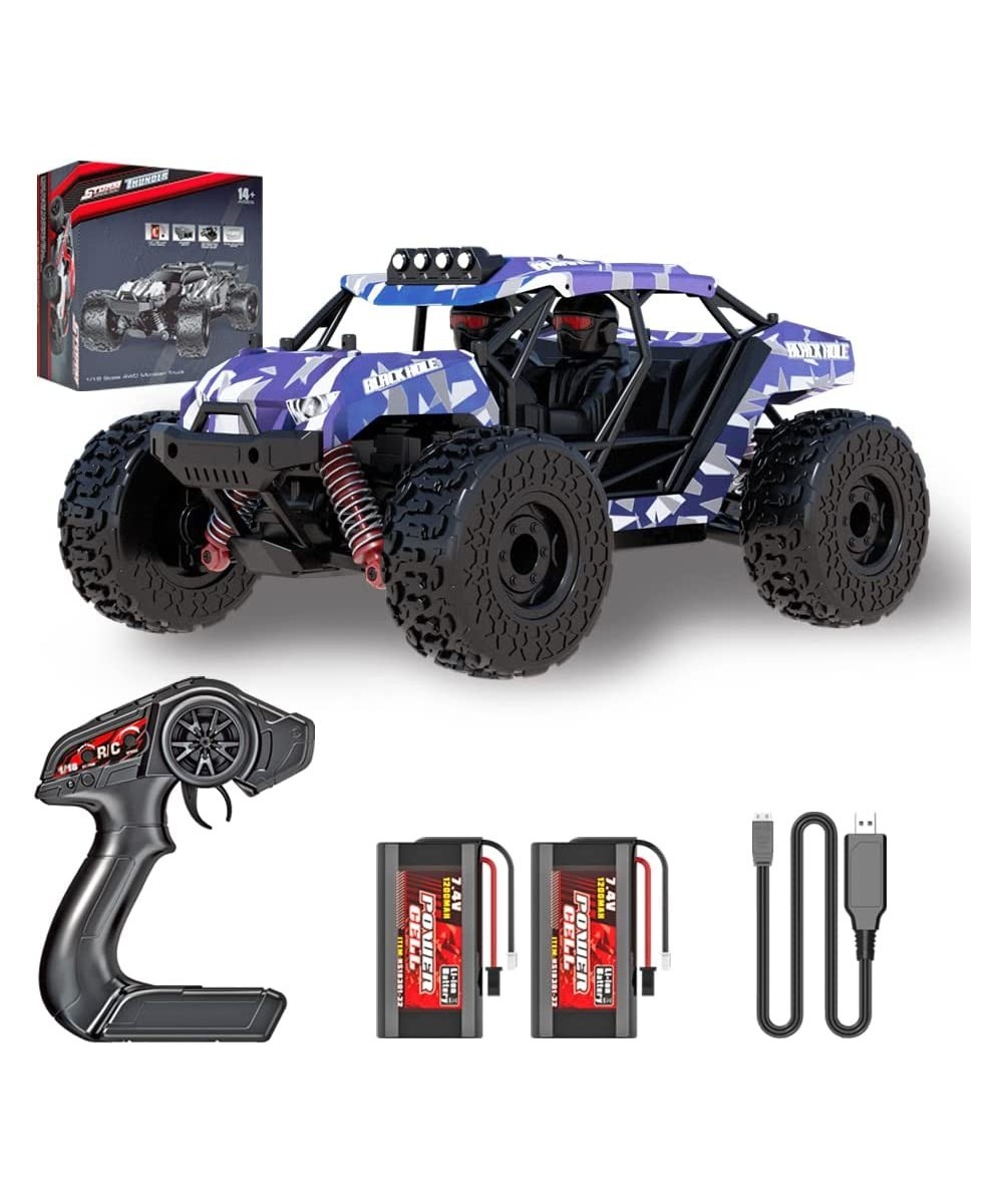 Remote Control Car 1:16 Scale 45Km/h 4WD RC Car Waterproof Drift Off-Road High Speed Remote Control Car with Two Rechargeable...