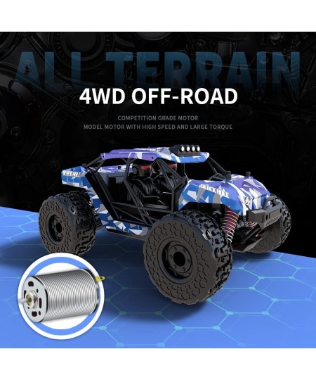 Remote Control Car 1:16 Scale 45Km/h 4WD RC Car Waterproof Drift Off-Road High Speed Remote Control Car with Two Rechargeable...