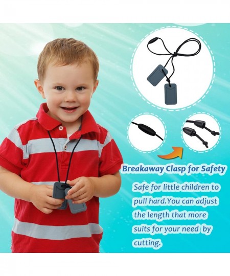 Sensory Chew Necklace for Kids Oral Motor Aids Chewy Necklace Sensory for Boys Girls with Autism ADHD SPD Needs Oral chew Toy...