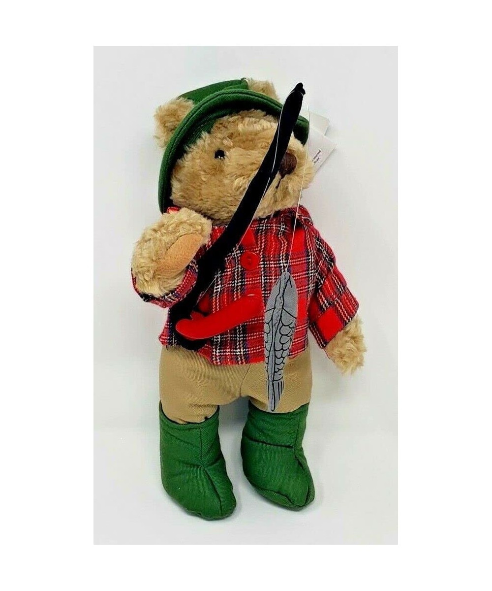 Herrington Teddy Bear Stuffed Pike Fisherman Bear 11" American Travel Collection $60.32 - Stuffed Animals & Teddy Bears