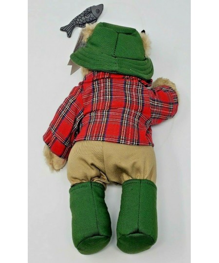 Herrington Teddy Bear Stuffed Pike Fisherman Bear 11" American Travel Collection $60.32 - Stuffed Animals & Teddy Bears