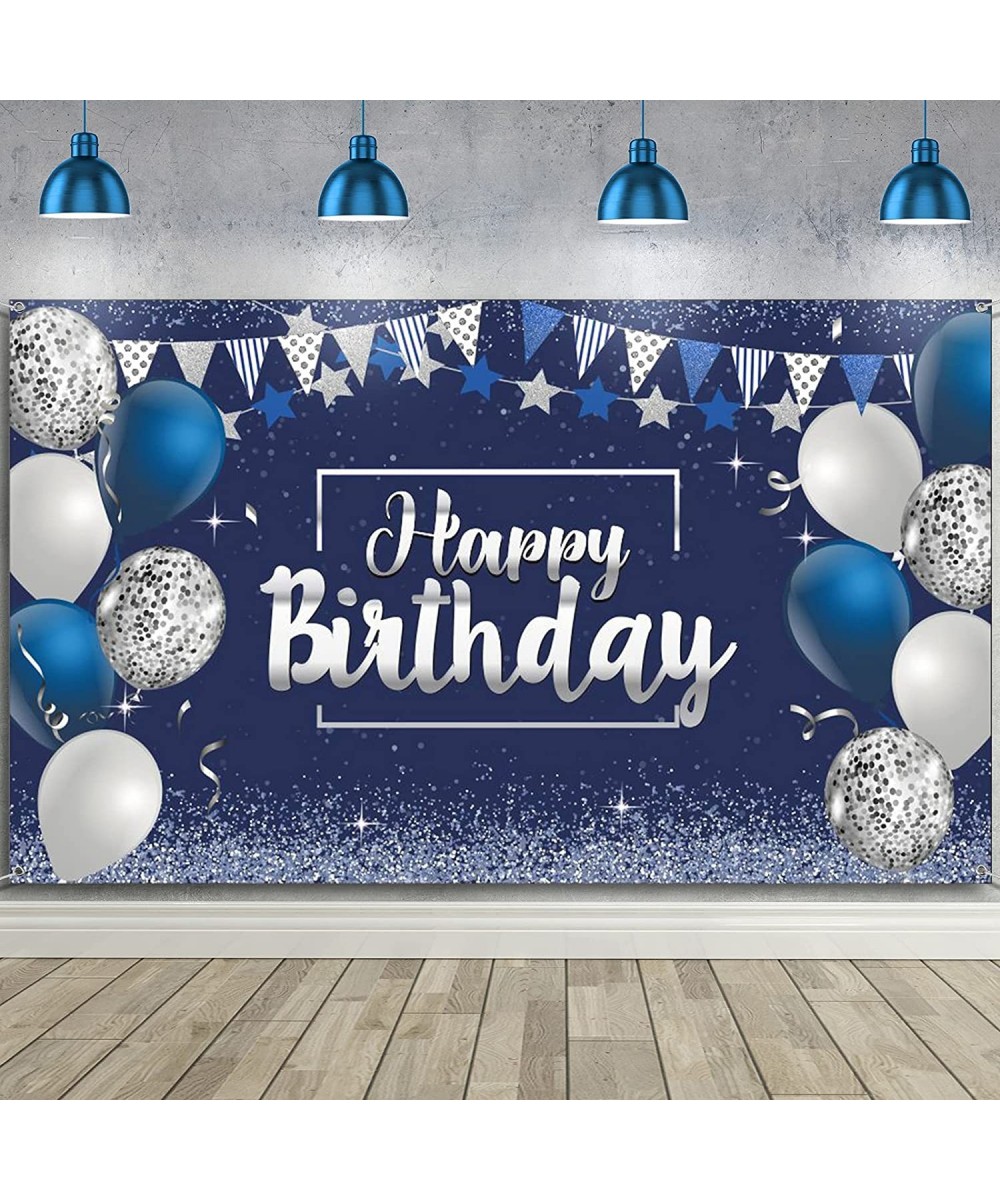 Happy Birthday Decorations Backdrop Glitter Birthday Backdrop Sign Happy Birthday Banner Birthday Party Supplies Photo Backgr...