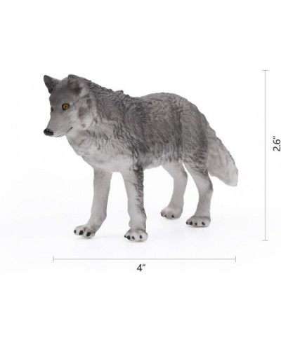 9pcs Wolf Toy Figurines Wolf Animals Figures for Kids Wolf Toy Playset Cake Toppers Decoration $39.31 - Play Figure Playsets