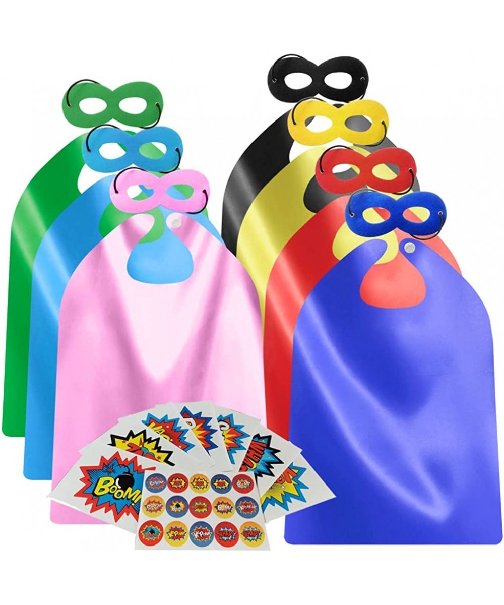 Superhero Capes and Masks for Kids Birthday Party 7 Sets - DIY Dress Up Costumes - Bulk Pack $31.81 - Kids' Costumes