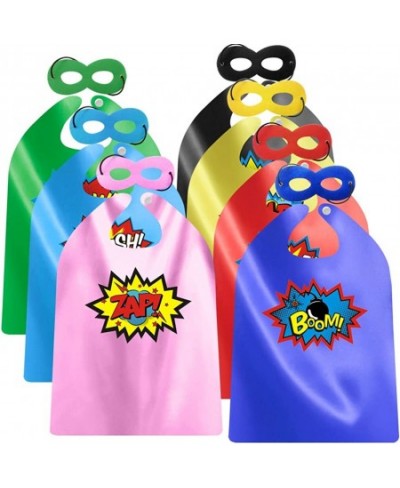 Superhero Capes and Masks for Kids Birthday Party 7 Sets - DIY Dress Up Costumes - Bulk Pack $31.81 - Kids' Costumes