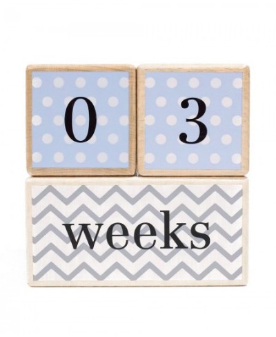 Solid Wood Milestone Age Blocks in Blue. Baby Age Photo Blocks and Photo Props… $59.13 - Early Development & Activity Toys