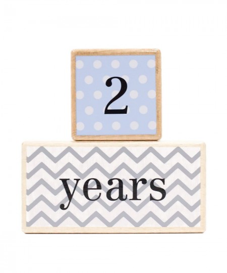 Solid Wood Milestone Age Blocks in Blue. Baby Age Photo Blocks and Photo Props… $59.13 - Early Development & Activity Toys