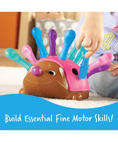 Spike The Fine Motor Hedgehog Pink - 14 Pieces Ages 18+ months Fine Motor and Sensory Toy Educational Toys for Toddlers Monte...