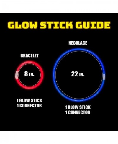 100 8" Crown Glow Light Stick Bracelets WHOLESALE PACK $20.03 - Kids' Dress-Up Accessories