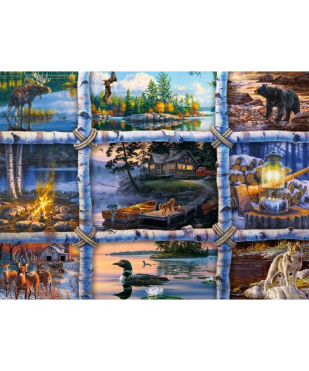 Darrell Bush - North Country - 1000 Piece Jigsaw Puzzle Blue $23.86 - Jigsaw Puzzles