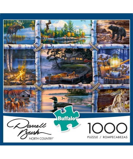 Darrell Bush - North Country - 1000 Piece Jigsaw Puzzle Blue $23.86 - Jigsaw Puzzles