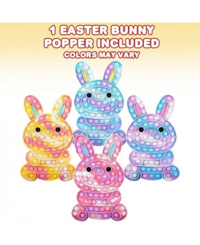 Easter Bunny Jumbo Pop it Fidget Toy 1 Piece 11 Inch Fidget Popper for Fun Stress Relief Easter Egg Hunt Toy Easter Basket St...