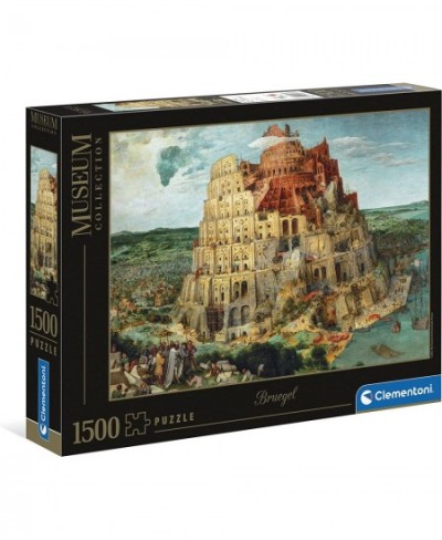 31691 La Torre de Brueguel 1500pcs Museum Collection Babel Tower 1500 Pieces Made in Italy Jigsaw Puzzle for Adults Multicolo...