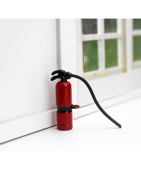 Dollhouse Miniature Fire Miniature fire extinguishers fire Extinguisher Stress Toy DIY Dollhouse Decor Extinguisher Models: 2...