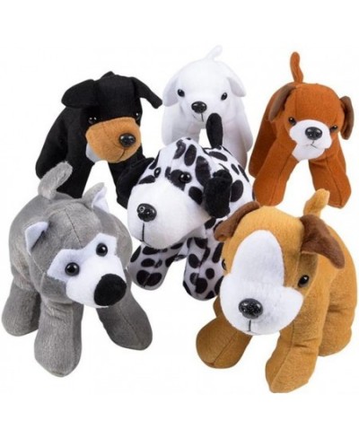 Dog Plush Assortment - Set of 12 - Soft and Cuddly Stuffed Animals for Toddlers - 6 Cute Puppy Designs - Fun Birthday Party F...